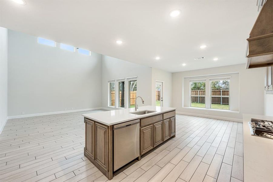 Furnished interior view inside a new home in East Oak Creek 60-65, Commerce (Image 14). Furnished interior view inside a new home in East Oak Creek 60-65, Commerce (Image 14).