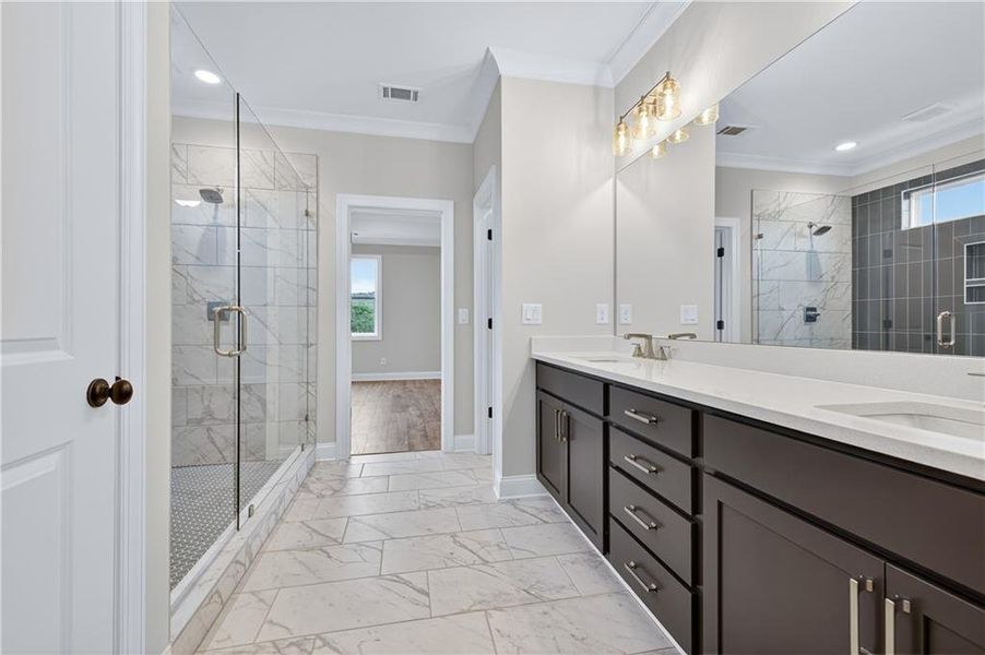 Furnished interior view inside a new home in , Jefferson (Image 8).
