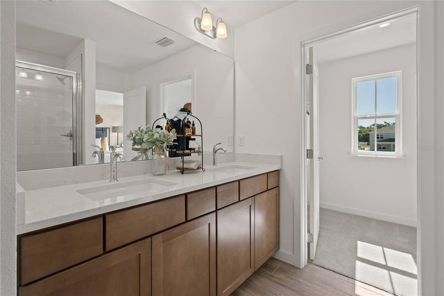 Furnished interior view inside a new home in Trinity Place, St. Cloud (Image 38).