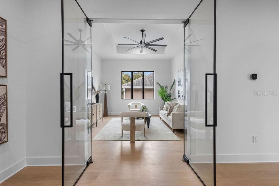 Furnished interior view inside a new home in , Tampa (Image 55). Furnished interior view inside a new home in , Tampa (Image 55).