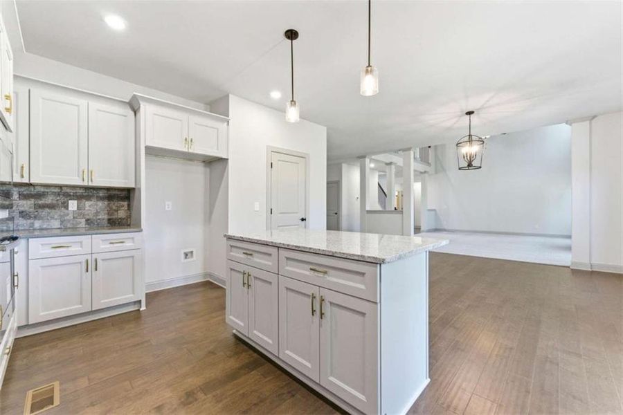 Furnished interior view inside a new home in Underwood Crossing, Covington (Image 5). Furnished interior view inside a new home in Underwood Crossing, Covington (Image 5).