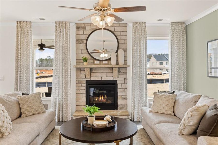 Furnished interior view inside a new home in Westland, Statham (Image 37).