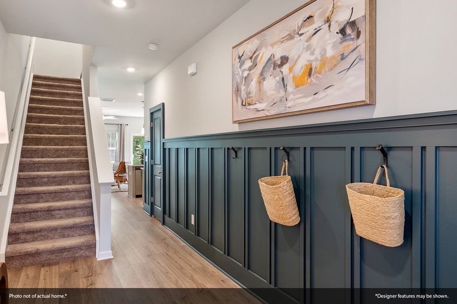 Furnished interior view inside a new home in Nichols Landing, Charlotte (Image 4).