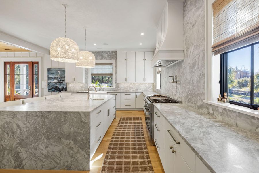 Furnished interior view inside a new home in , Sullivan's Island (Image 10).