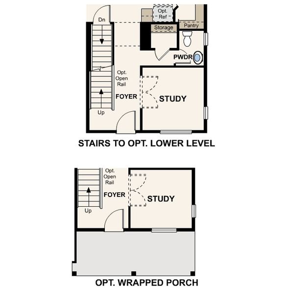 2D floor plan layout of this home in Painted Prairie, Aurora, CO (Image 3).