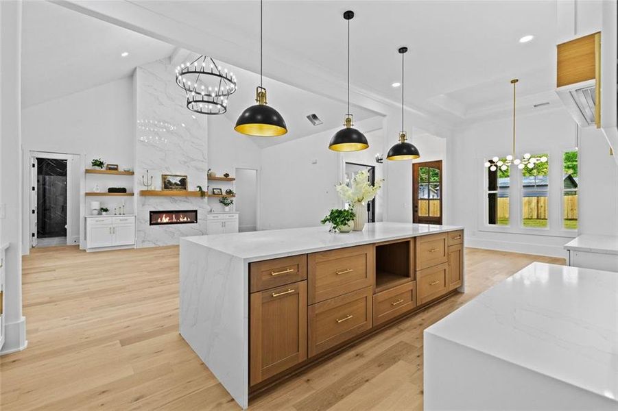 Furnished interior view inside a new home in , Monroe (Image 18).