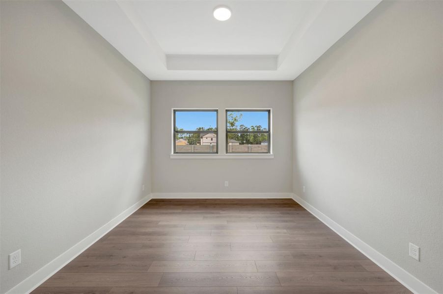 Spacious, unfurnished interior of a new home in Two Step Farm - Enclave Collection, Montgomery (Image 19). Spacious, unfurnished interior of a new home in Two Step Farm - Enclave Collection, Montgomery (Image 19).