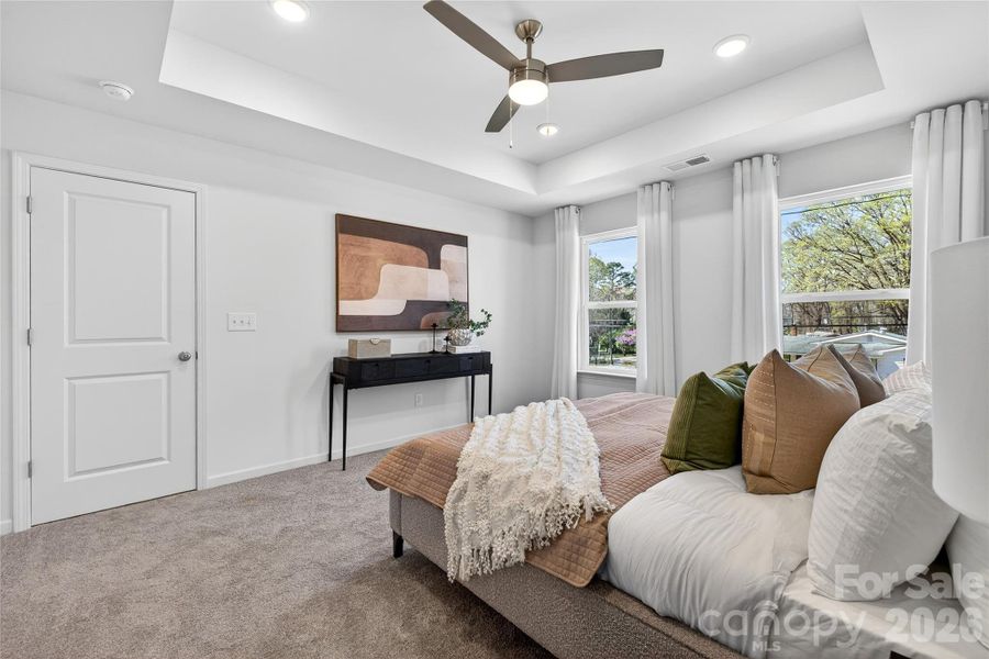 Furnished interior view inside a new home in , Charlotte (Image 11).
