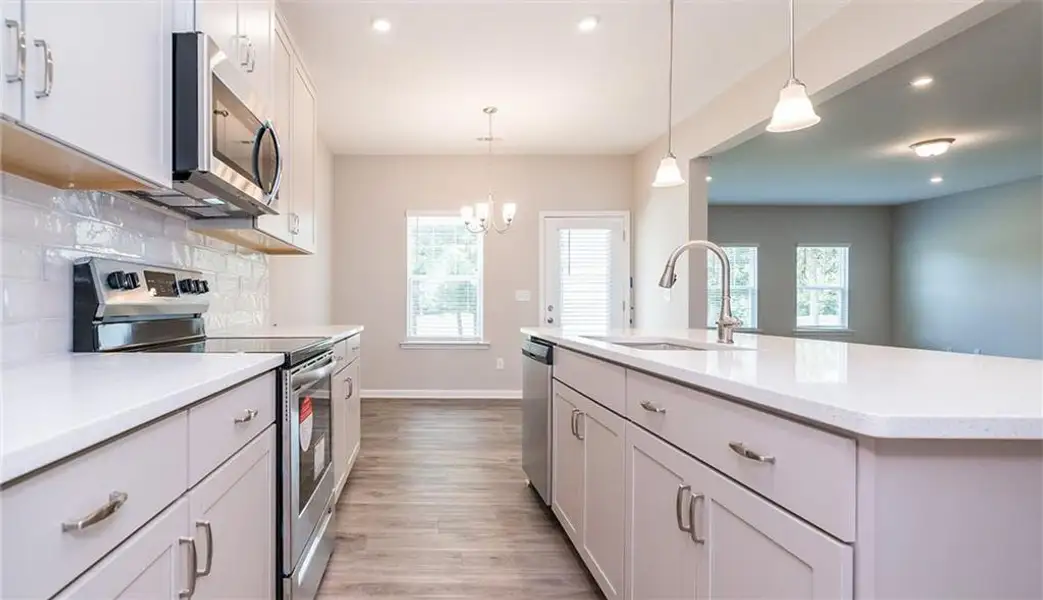Furnished interior view inside a new home in Sagebrook, Powder Springs (Image 5).