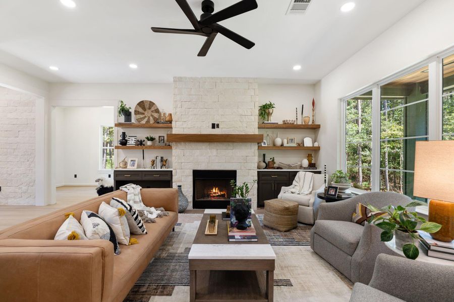 Furnished interior view inside a new home in , Livingston (Image 29).