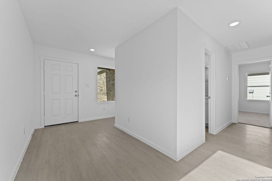 Spacious, unfurnished interior of a new home in Randolph Crossing: Cottage Collection, Converse (Image 22).