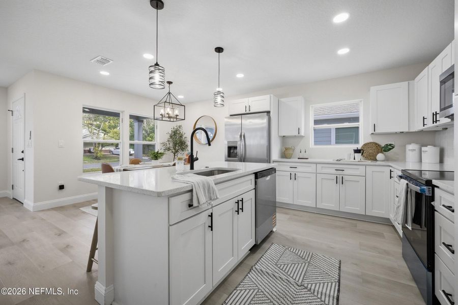 Furnished interior view inside a new home in , Jacksonville (Image 6).