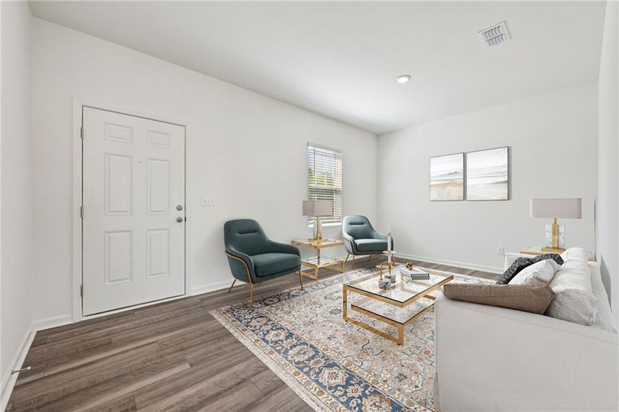 Furnished interior view inside a new home in Crescent Pointe, Carrollton (Image 6).