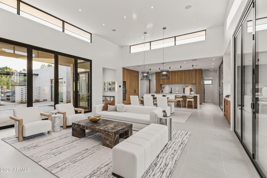 MAIN LIVING TO KITCHEN VIEW