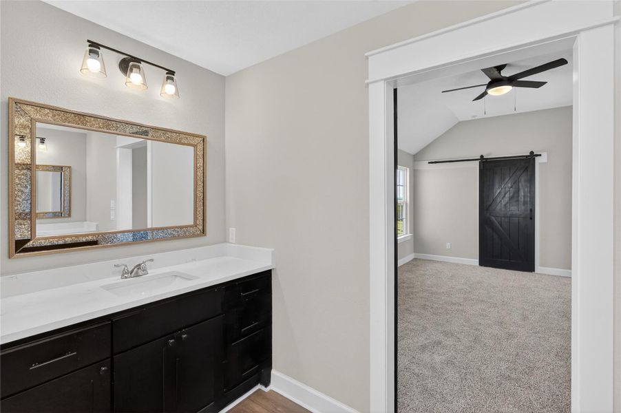 Furnished interior view inside a new home in , Snook (Image 15).