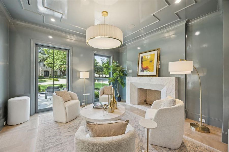 Furnished interior view inside a new home in , University Park (Image 4). Furnished interior view inside a new home in , University Park (Image 4).