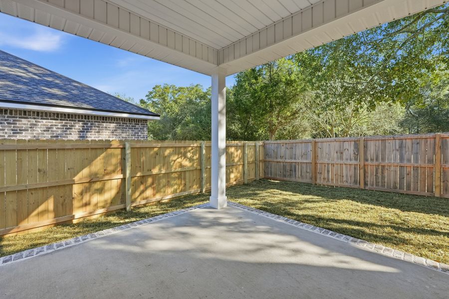 Exterior details and patio area of a home in McCarthy Estates, Defuniak Springs (Image 28). Exterior details and patio area of a home in McCarthy Estates, Defuniak Springs (Image 28).