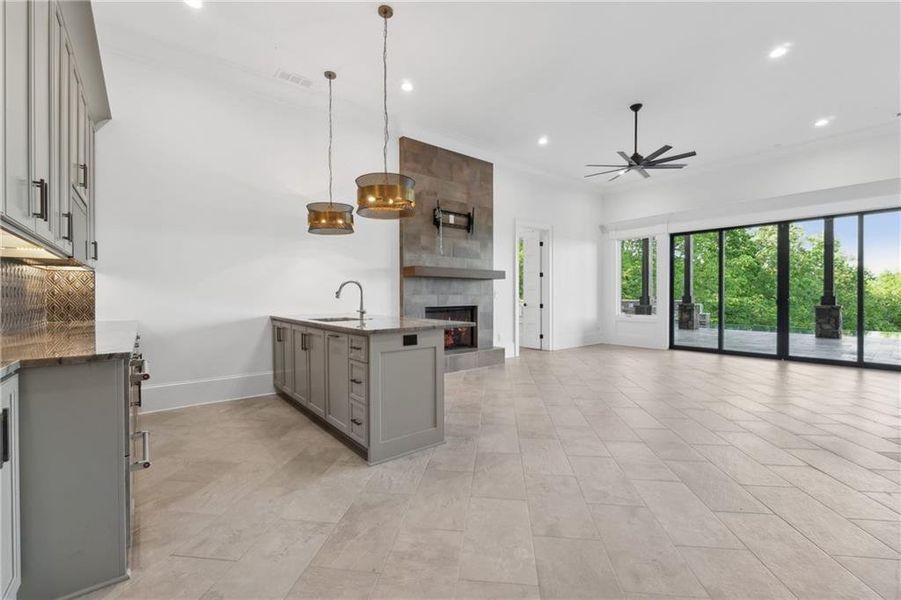 Furnished interior view inside a new home in , Cumming (Image 33). Furnished interior view inside a new home in , Cumming (Image 33).