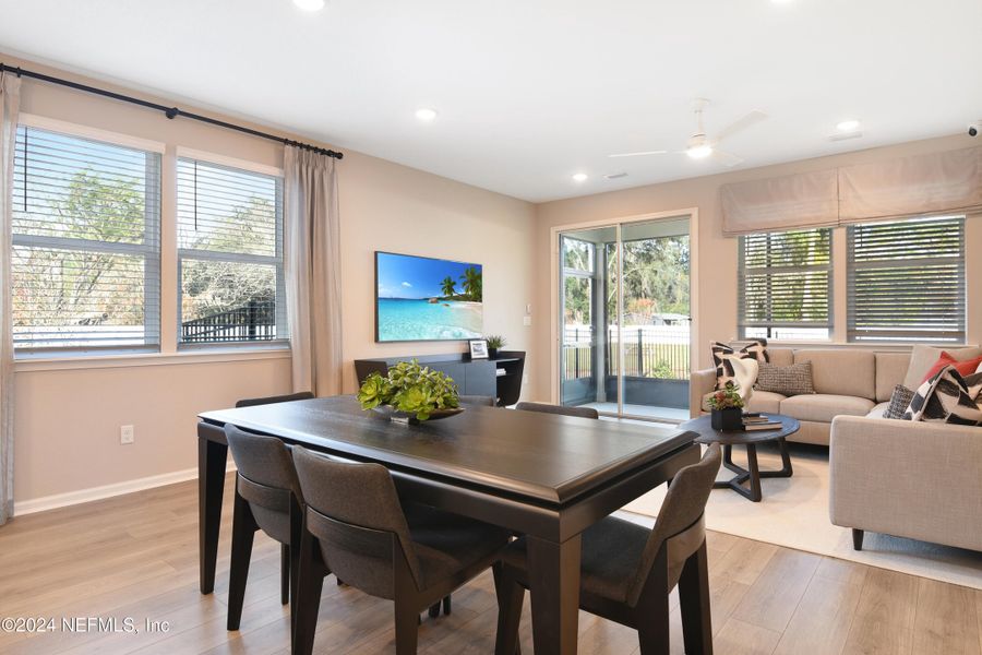 Furnished interior view inside a new home in Irongate, Jacksonville (Image 6).