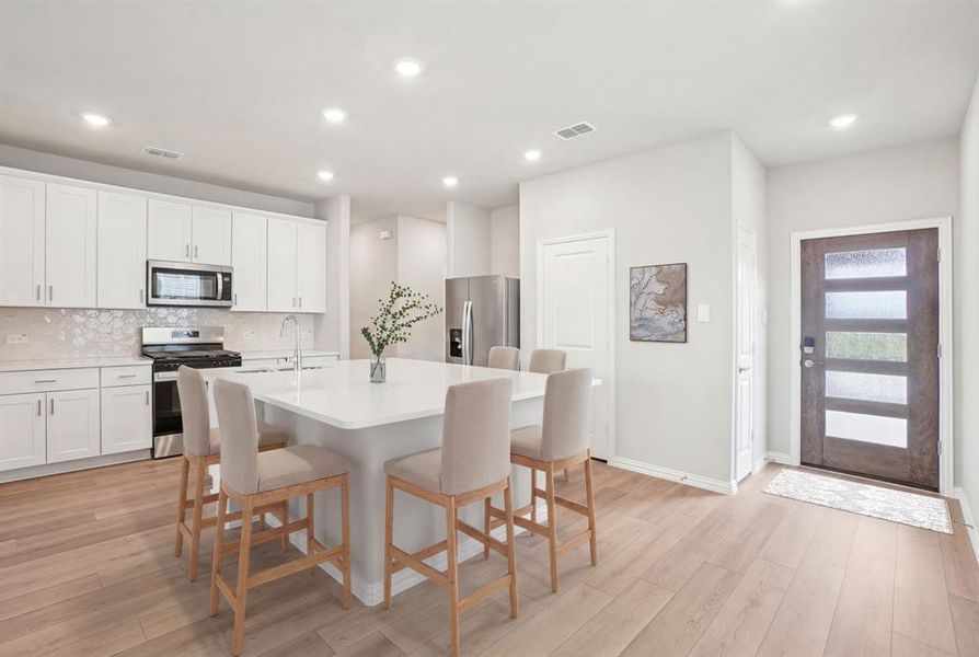Furnished interior view inside a new home in Eastridge - Spring Series, McKinney (Image 7).