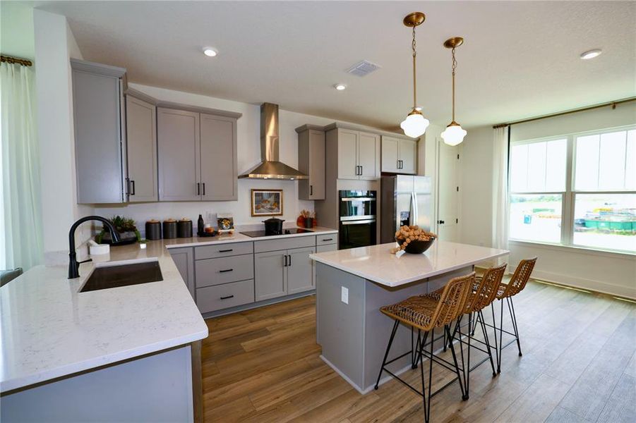 Furnished interior view inside a new home in Parkview at Hamlin, Winter Garden (Image 6).