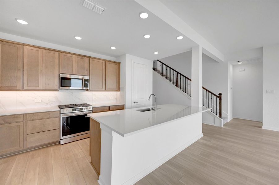 Furnished interior view inside a new home in , League City (Image 6).