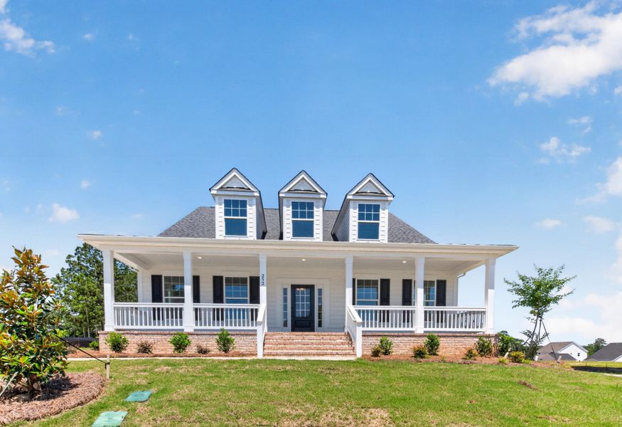 Front exterior of a new home in Colleton Park, Aiken, SC, highlighting curb appeal (Image 1). Front exterior of a new home in Colleton Park, Aiken, SC, highlighting curb appeal (Image 1).