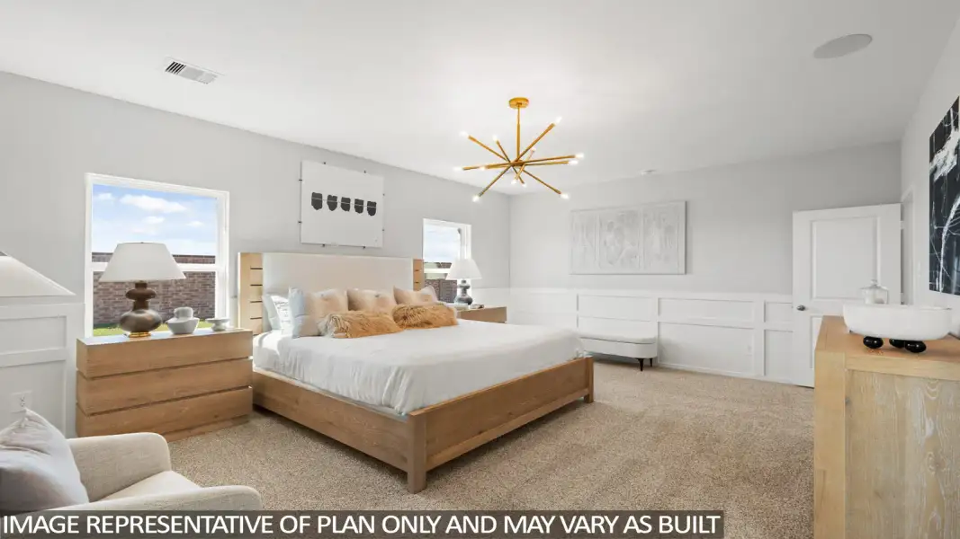 Furnished interior view inside a new home in Sunterra Lakes, Brookshire (Image 23).
