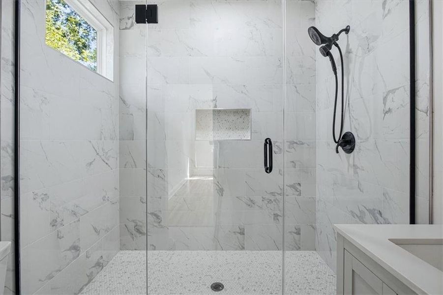 Close-up of interior finishes inside a home in , Atlanta (Image 10).