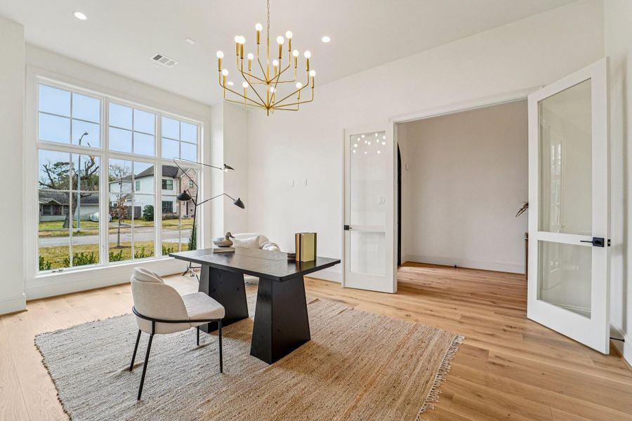Furnished interior view inside a new home in , Houston (Image 13).