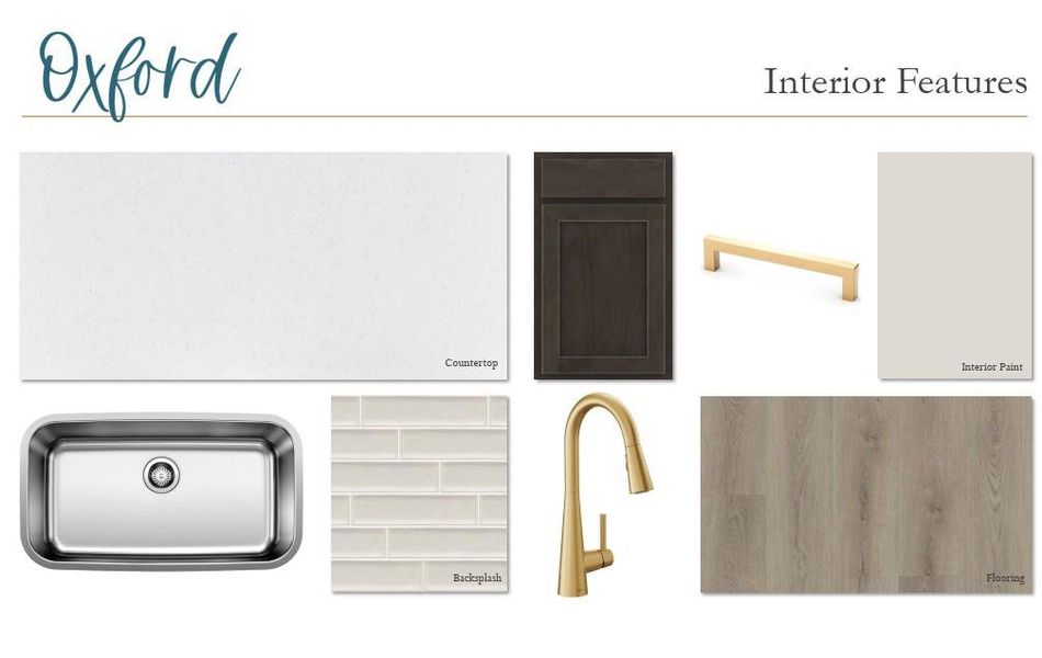 Sample of building materials used in homes in The Cottages at Lariat, Liberty Hill (Image 36).