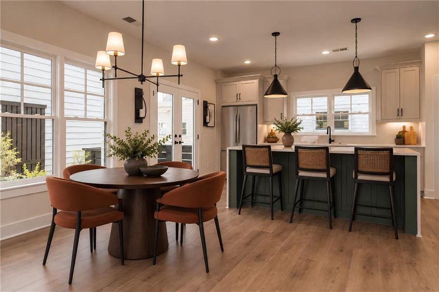 Furnished interior view inside a new home in , Hapeville (Image 4).