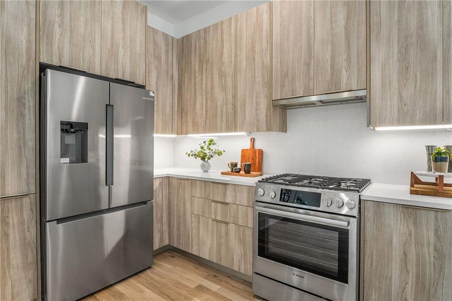 Furnished interior view inside a new home in Freedom Townhomes, Atlanta (Image 5).