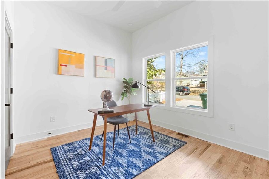 Furnished interior view inside a new home in , Atlanta (Image 17).