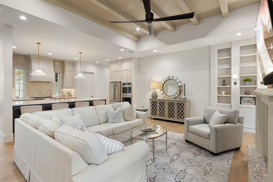 Furnished interior view inside a new home in , College Station (Image 18).