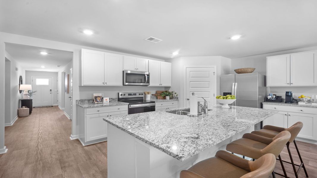 Furnished interior view inside a new home in Holly Oaks, Statesboro (Image 5).