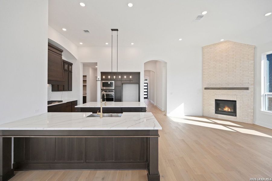 Furnished interior view inside a new home in La Cima, San Marcos (Image 4).