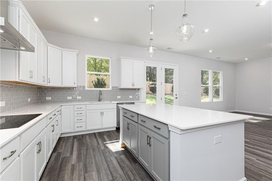 Furnished interior view inside a new home in Madison at Buice Lake, Acworth (Image 5).