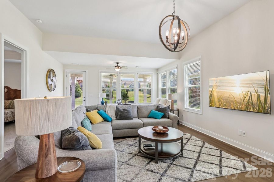 Furnished interior view inside a new home in , Charlotte (Image 30).