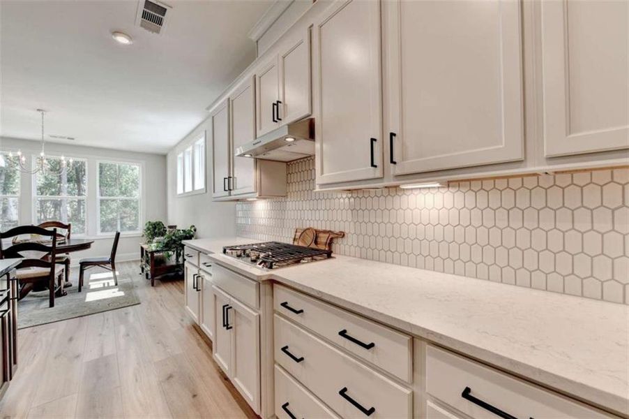 Furnished interior view inside a new home in , Hoschton (Image 35).
