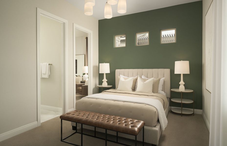 Representative furnished interior of a home built from the Catalina by Pulte Homes in Saguaro Reserve - Majesty, Marana (Image 16).