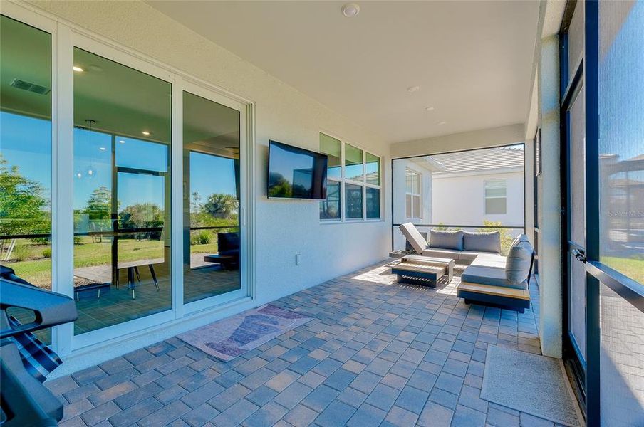 Exterior details and patio area of a home in , Englewood (Image 29).