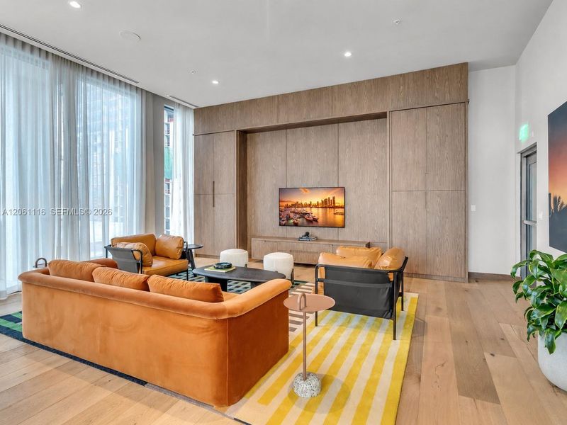 Furnished interior view inside a new home in , Miami (Image 25).