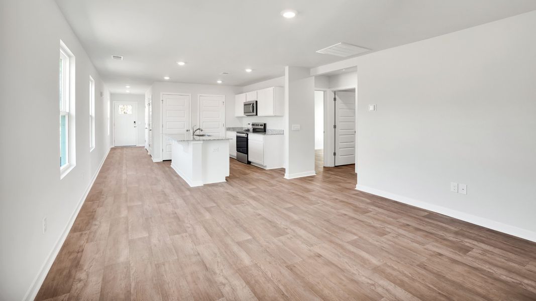 Spacious, unfurnished interior of a new home in Lockwood Landing, Supply (Image 18). Spacious, unfurnished interior of a new home in Lockwood Landing, Supply (Image 18).