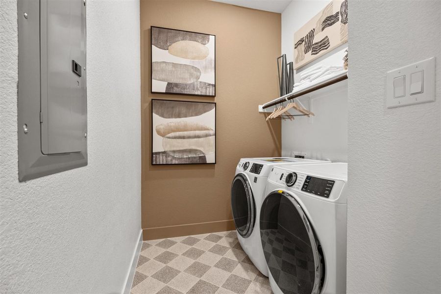 Furnished interior view inside a new home in Sweetwater, Austin (Image 28).