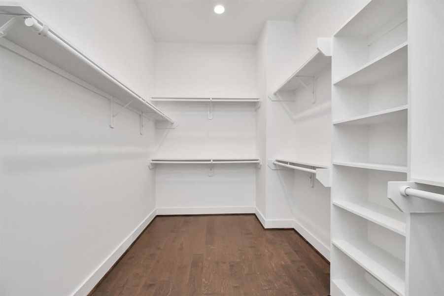 Stay organized in style with a generously sized walk-in closet in the primary bedroom, offering ample space for your wardrobe and accessories.