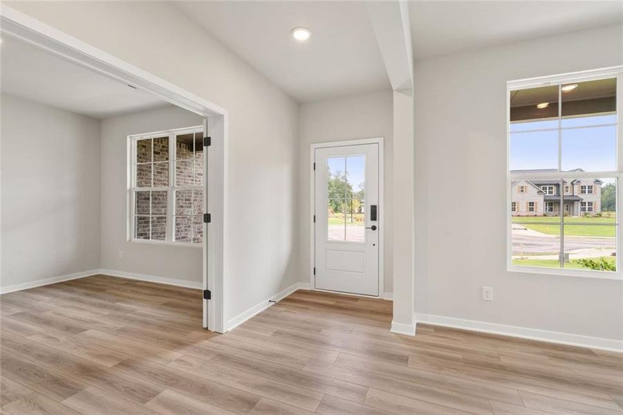 Spacious, unfurnished interior of a new home in Windsong Estates, McDonough (Image 24). Spacious, unfurnished interior of a new home in Windsong Estates, McDonough (Image 24).