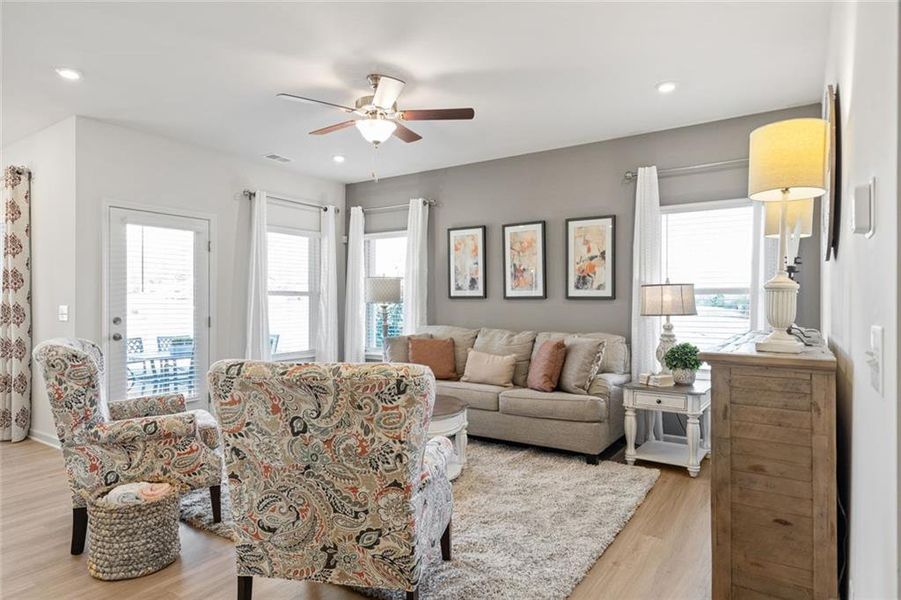 Furnished interior view inside a new home in Laurel Ridge, Rock Spring (Image 22).
