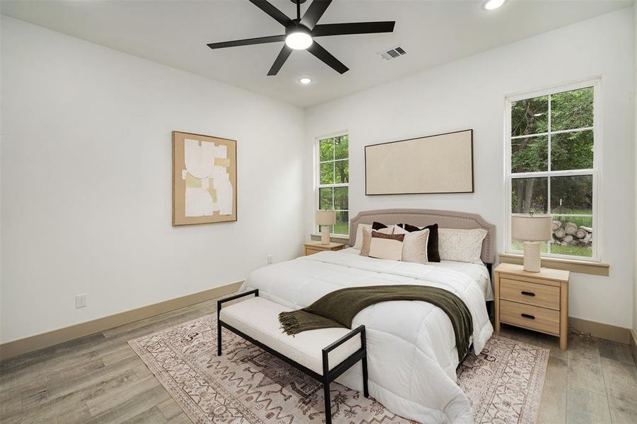 Furnished interior view inside a new home in , Star Harbor (Image 16).