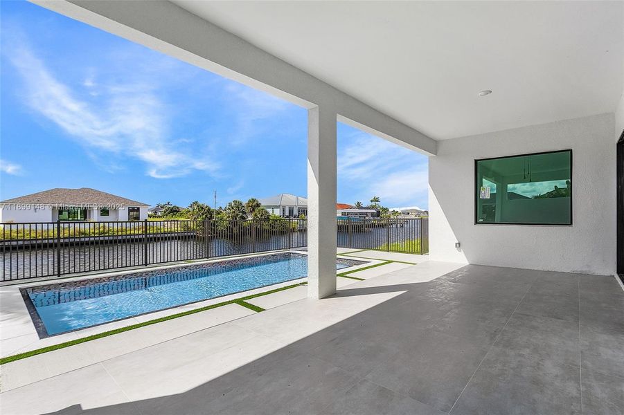 Exterior details and patio area of a home in , Cape Coral (Image 2). Exterior details and patio area of a home in , Cape Coral (Image 2).